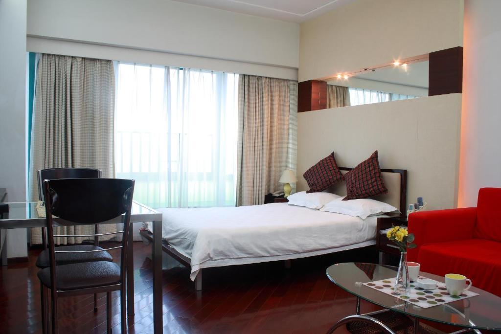 Shanghai Skiline World Union Service Apartment Экстерьер фото
