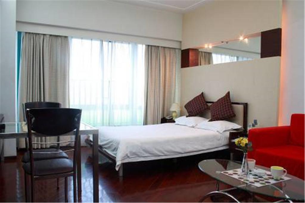 Shanghai Skiline World Union Service Apartment Экстерьер фото